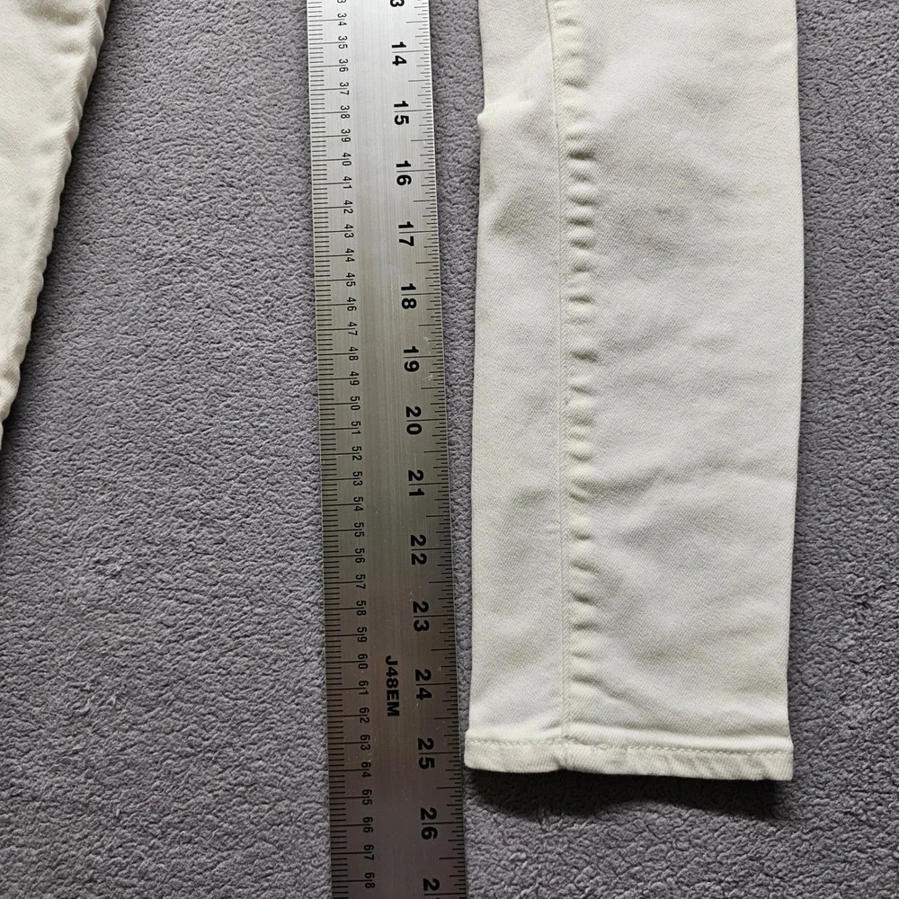 Abercrombie & Fitch Curve Love Super Skinny Jeans Womens 24/00S White High Rise